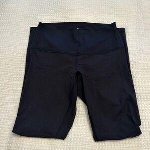 Lululemon polka dot Wunder under roll down leggings
